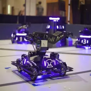 Sentry robot in the ARCC arena